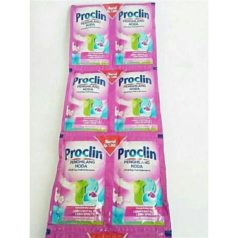 Jual Proclin Pemutih Renceng Isi Sachet Shopee Indonesia