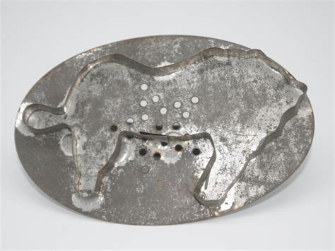 Vintage Antique Cookie Cutter Soldered Tin Lion Early 1900s Etsy