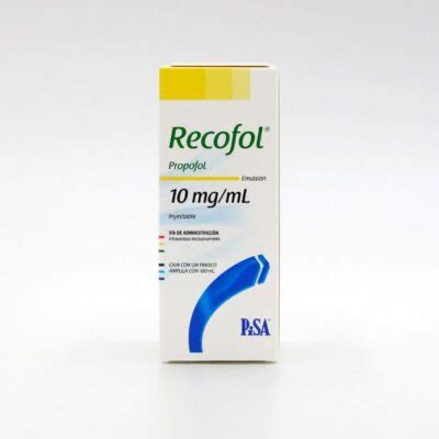 Recofol Frasco 10 Mg Ml PiSA