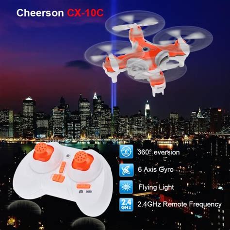 Mini Drone avec 0 3MP caméra Cheerson CX 10C 2 4G 6 Axis Gyro RTF