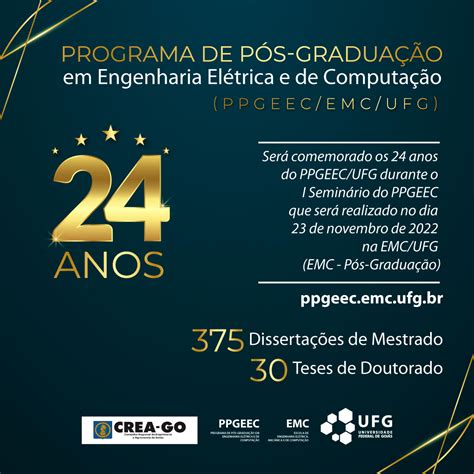 24 Anos Do Programa De Pós Graduação Em Engenharia Elétrica Da Ufg