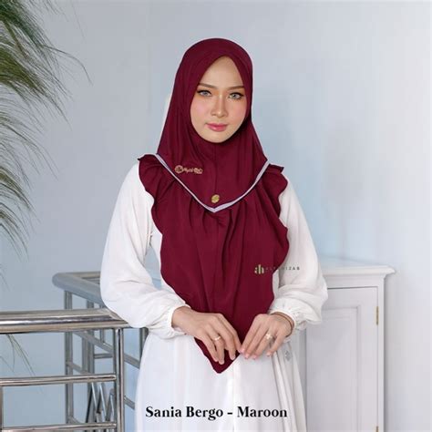 Jual Sania Bergo Alya Hijab By Naja All Size 5 Detik Langsung