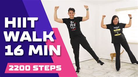 Min Hiit Walk Steps Workout With Mom Keoni Tamayo