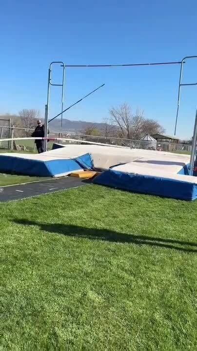 Guy Fails To Jump While Attempting Pole Vault Jukin Licensing