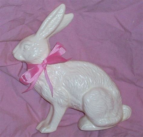 Ceramic White Chocolate Easter Bunny