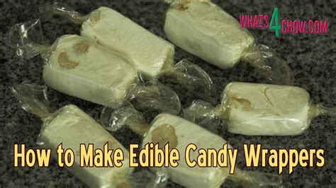 How To Make Edible Candy Wrappers Edible Cellophane Making Edible