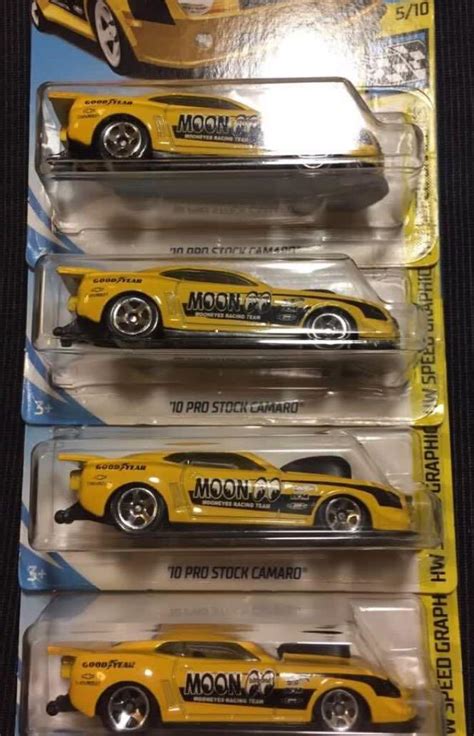 Hot Wheels 10 Pro Stock Camaro Mooneyes Racing Team Hobbies Toys Toys Games On Carousell