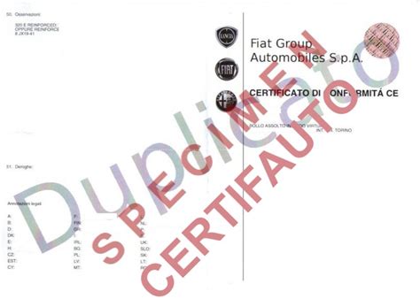 Site Officiel Certifauto France Certificat De Conformit Europ En