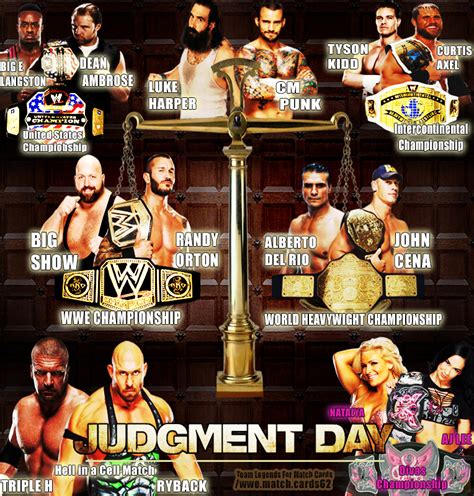 WWE Judgment Day 2009 All Matches PSD Remake by Mohamed-Samir on DeviantArt