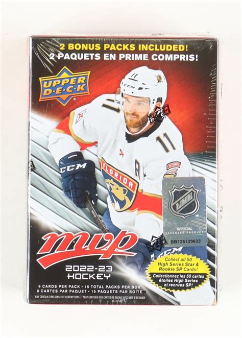 2022 23 Upper Deck MVP Hockey Blaster Box Pristine Auction