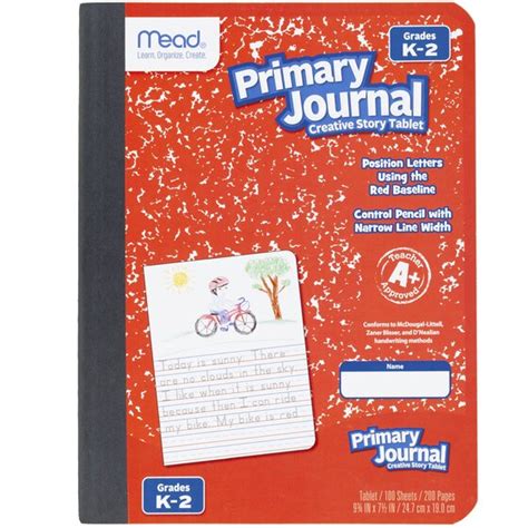 Mead® Primary Journal Half Page Ruled Grades K 2 7 12 X 9 34