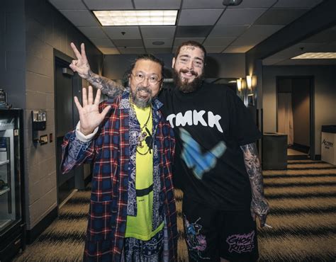 First-Time Collaborators Takashi Murakami and Post Malone Unveil a ...