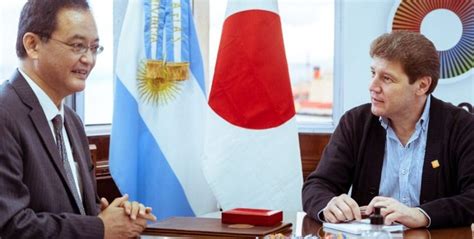 Gustavo Melella recibió al embajador de Japón Takahiro Nakamae TDF