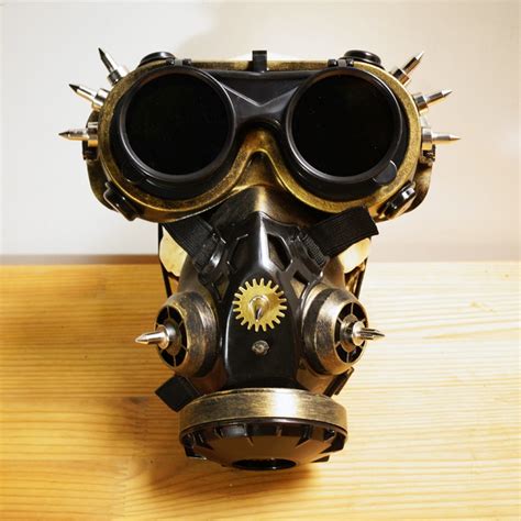 Handmade Steampunk Gas Mask Goggles