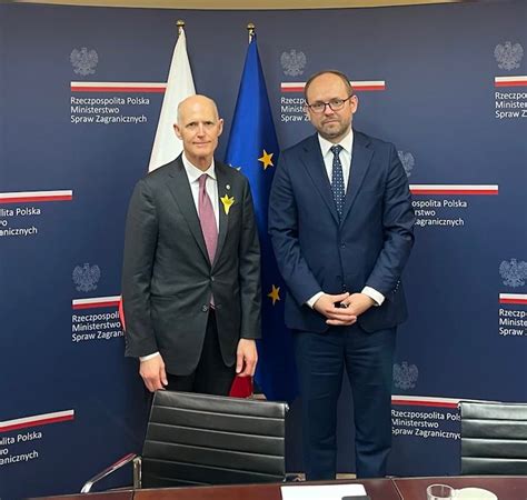 Rick Scott On Twitter Today I Met With PolandMFA Deputy Minister Of