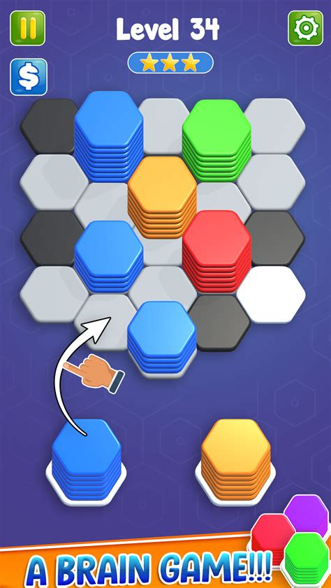 Hexa Sort Games 2024 New Hexa Sort Master 3d Sorting Game 2024:Amazon.com:Appstore for Android