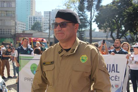 Comandante Geral Da PMPR Prestigia Caminhada Voltada Ao Combate Da