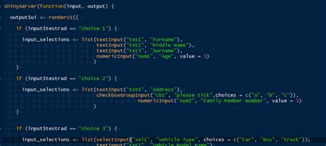 Dynamic User Inputs Based On User Selection Of A Parent Input In Shiny R