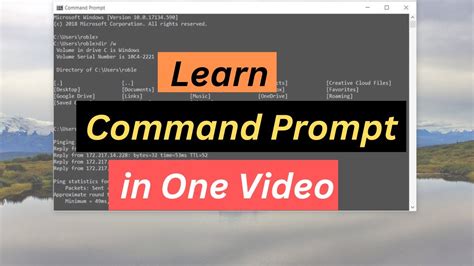 Learn Windows Command Prompt In One Video Command Prompt Tutorial