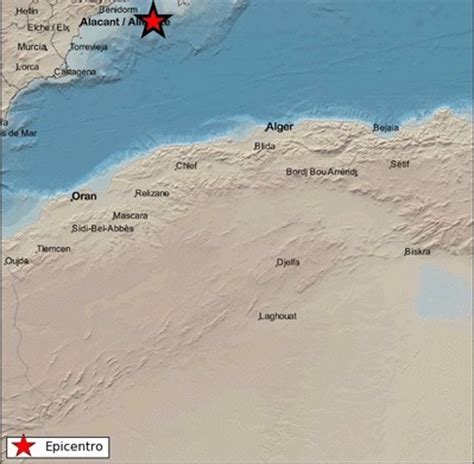 El Litoral De Alicante Registra Un Terremoto De 2 6 Grados De Magnitud