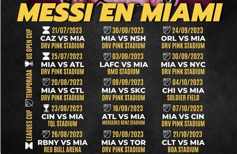 Miami Today There S A Messi Showdown With Inter Miami Schedules And