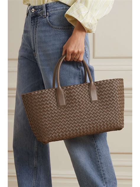 Bottega Veneta Cabat Intrecciato Leather Tote Net A Porter