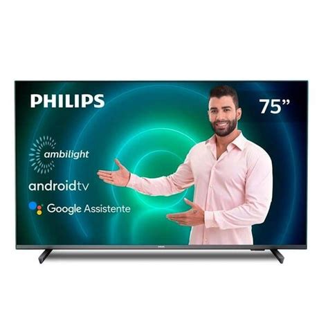 Smart Tv Led 75 Philips 75pug7906 78 4k Uhd Wi Fi 2 Usb 4 Hdmi