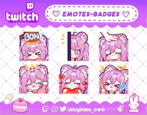 I Will Draw Cute Custom Emotes For Twitch Discord Artofit