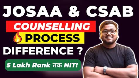 JOSAA Counselling Procedure 2022 CSAB Counselling Kya Hai JOSAA