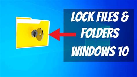 How To Lock A Folder In Windows 10 For Free Easy And Simple Method