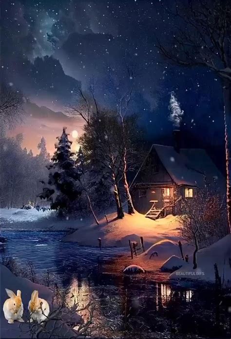 Peace of the night🌙 [Video] | Sfondi vintage, Paesaggi, Illustrazione ...