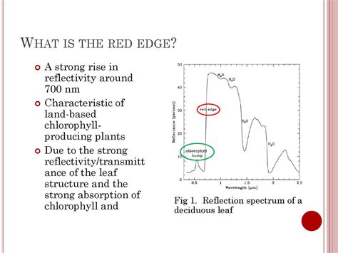 The Red Edge Detecting Extraterrestrial Plants Ppt Download