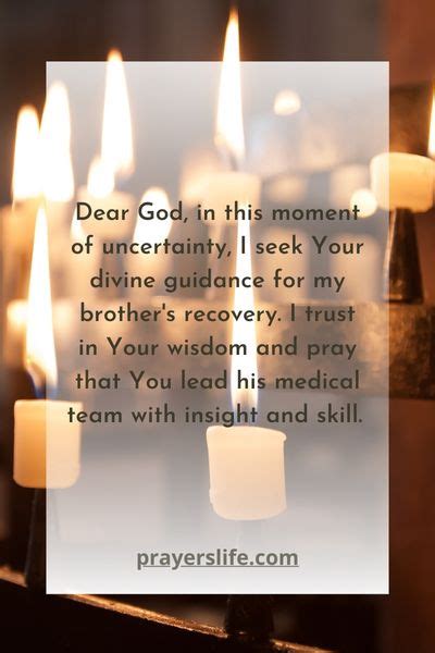 Effective Prayer For Healing My Brother