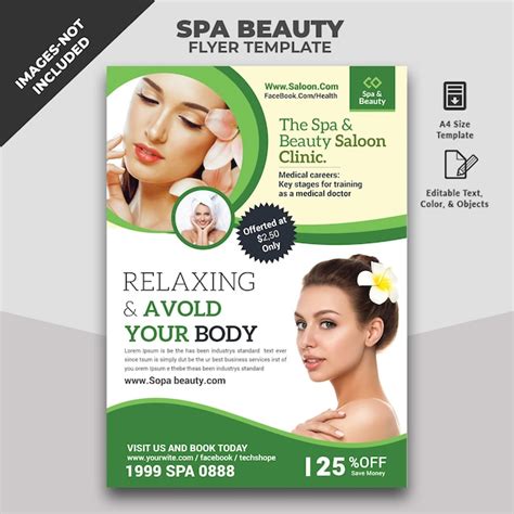 Premium PSD Spa Beauty Flyer Templates