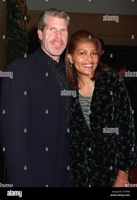 LOS ANGELES, CA. November 21, 1997: Actor Ron Perlman & wife at ...