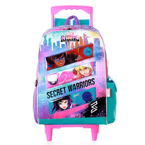 Mochila Morral Grande Con Ruedas Marvel Rising