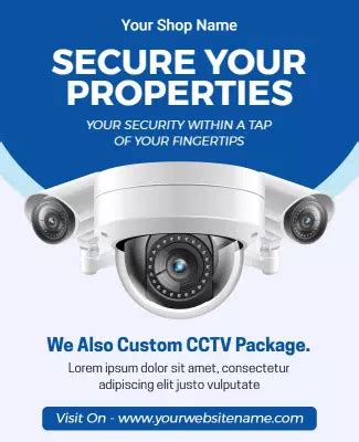 Customize CCTV Poster Templates Online - PhotoADKing