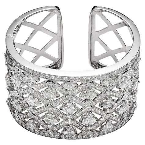 Diamond White Gold Bangle For Sale At 1stdibs