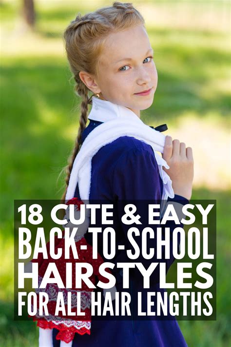 Girls back to school hairstyles – Artofit