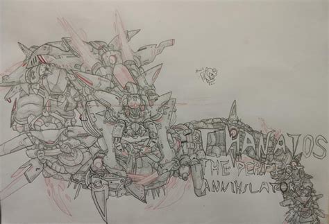 Drawing All Calamity Bosses Part 3 Thanatos Rcalamitymod