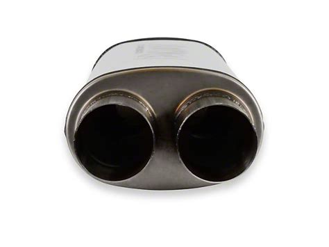 Flowmaster Dakota Flowfx Dualdual Oval Muffler 3 Inch Inlet3 Inch Outlet 72469 Universal