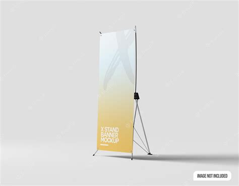 Premium PSD | X Stand Banner Mockup