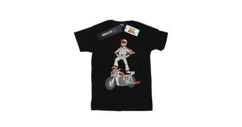 Shop Disney Boys Toy Story 4 Duke Caboom Pose T Shirt Black 12 13