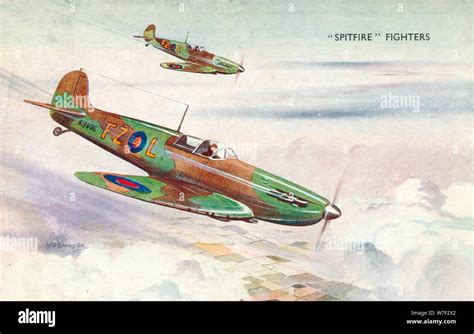 1940s raf ww2 supermarine spitfire hi-res stock photography and images ...