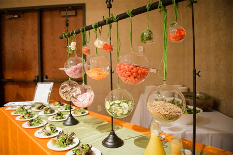 Such A Creative Way To Set Up A Salad Bar Buffet Set Buffet Display