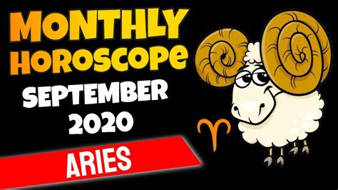 Aries September Horoscope Aries September Horoscope Youtube