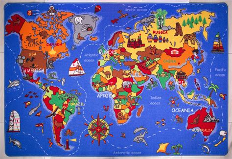 Kids World Map World Maps