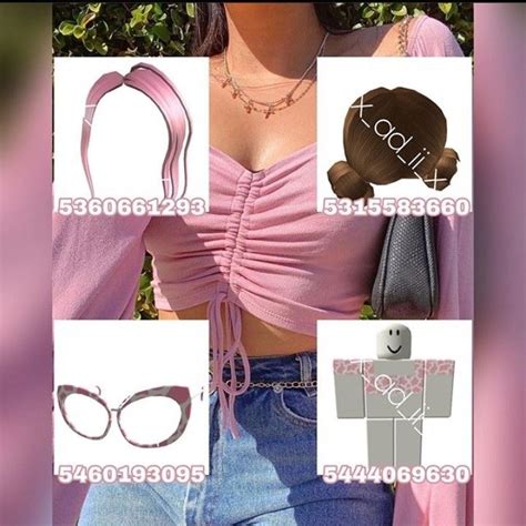 Cute Roblox Girl Outfits Aesthetic Codes