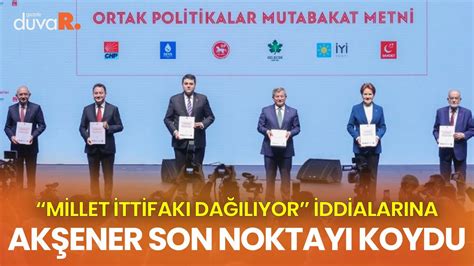 Meral Ak Ener Millet Ttifak Da L Yor Iddialar Na Son Noktay