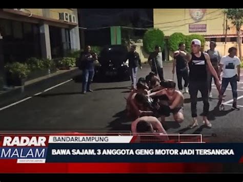 Aksi Bang Jago Tiga Remaja Bawa Sajam Jadi Tersangka Youtube